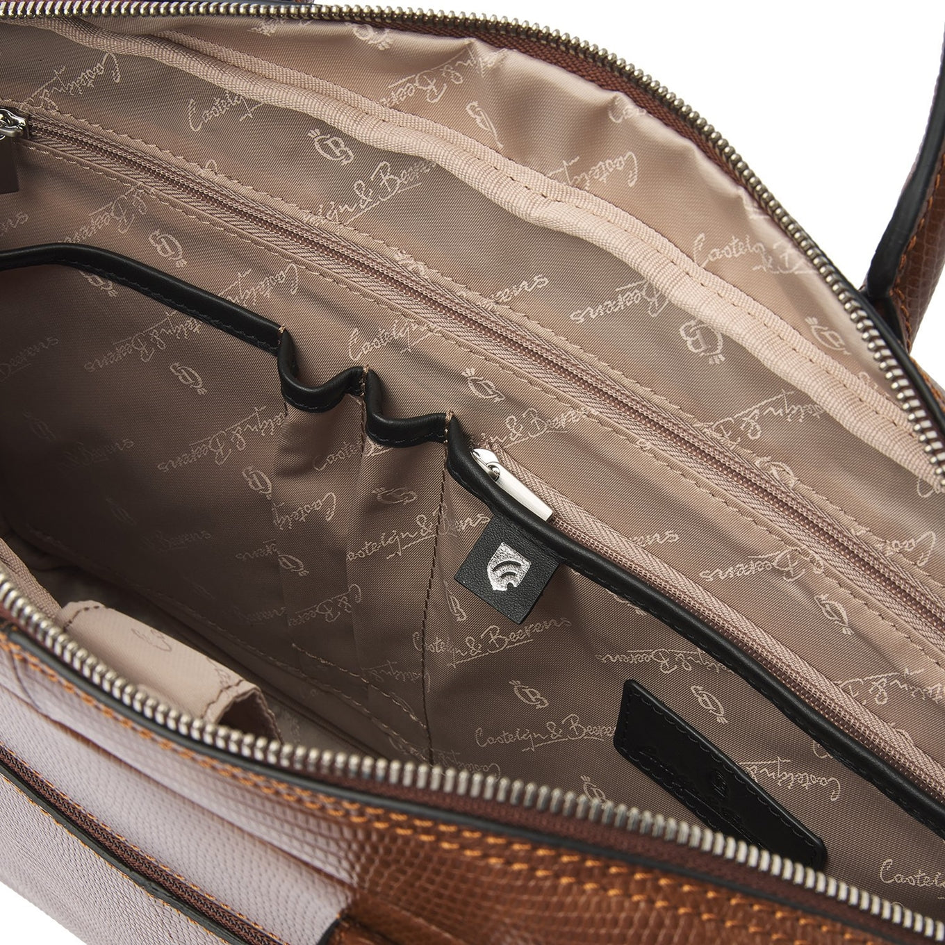 Castelijn & Beerens Donna Ilse Laptoptas 15.6" RFID cognac