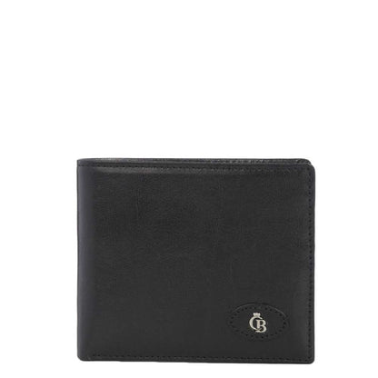 Castelijn &amp; Beerens Gaucho Billfold 8 Kreditkarten schwarze Herrenbrieftasche
