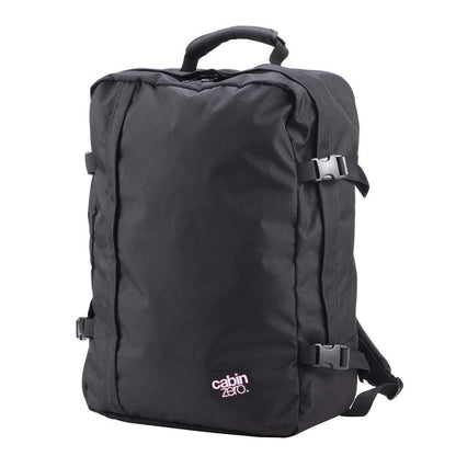 CabinZero Classic 44L Ultra Light Cabin Bag absolut schwarze Wochenendtasche