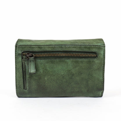 Bear Design Flappie Wallet green