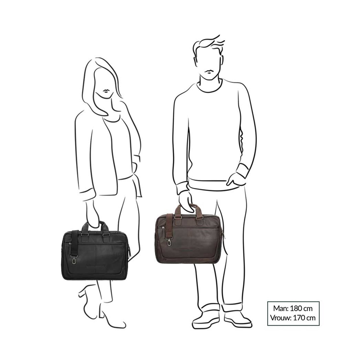 The Chesterfield Brand Seth Business Bag cognac