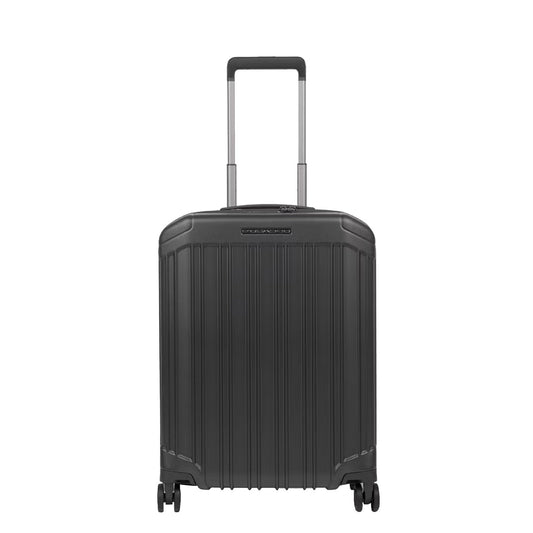 Piquadro PQ-Light Cabin Trolley 55 mattschwarz Hartschalenkoffer