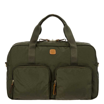 Bric's X-Travel Holdall olivfarbene Wochenendtasche