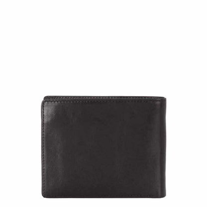 Castelijn &amp; Beerens Gaucho Billfold mit Innenreißverschluss schwarze Herrenbrieftasche
