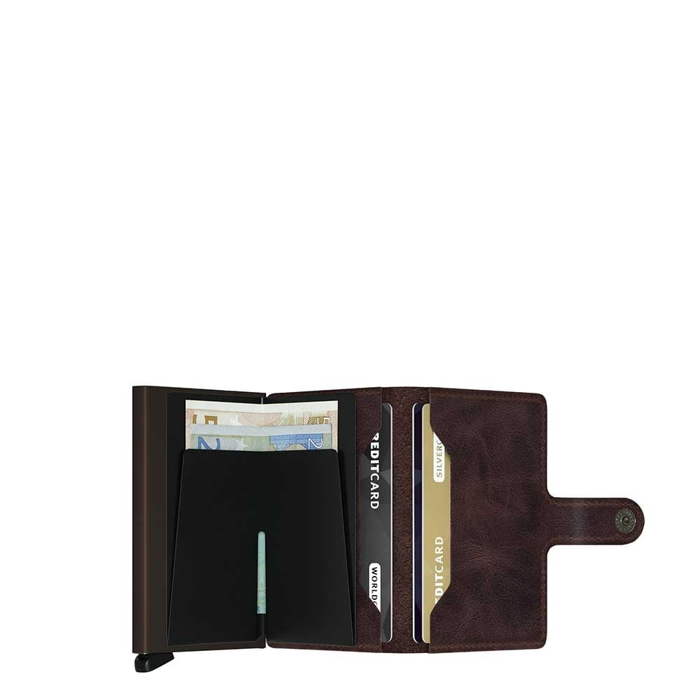 Secrid Miniwallet Portemonnee Vintage chocolate