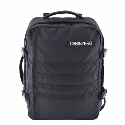 CabinZero Military 36L Lightweight Cabin Bag absolute schwarze Wochenendtasche