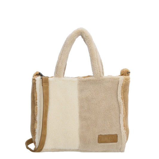 Zebra Trends Teddy Denise Handtasche M creme Damentasche