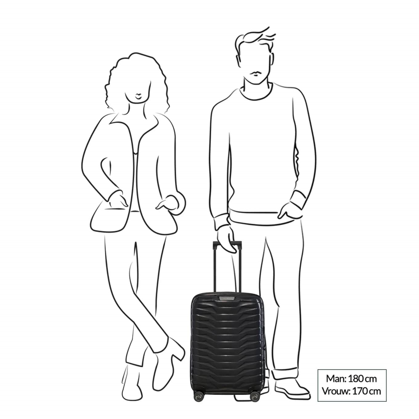 Samsonite Proxis Spinner 55 Expandable matt graphite