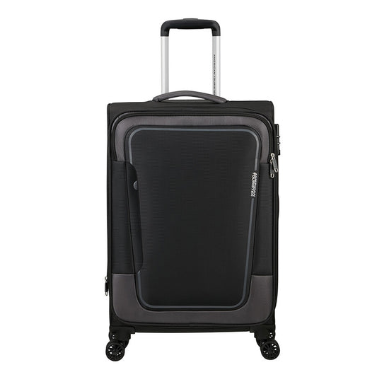 American Tourister Pulsonic Spinner 68 EXP asphalt black