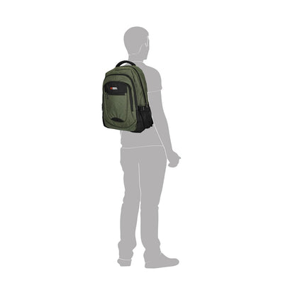 Enrico Benetti Hamburg 17" Laptop Backpack olijfgroen