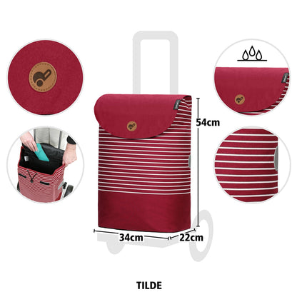 Andersen Unus Shopper Fun Tilde roter Trolley