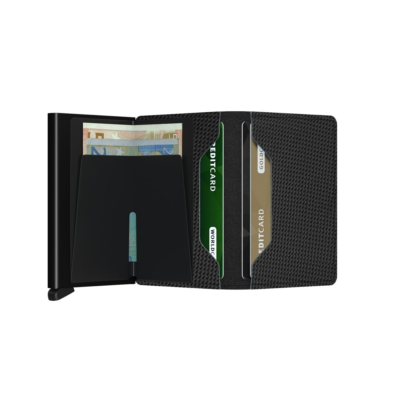 Secrid Slimwallet Wallet Carbon black Damenbrieftasche