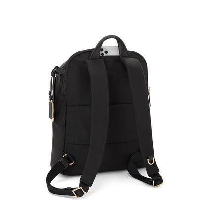 Tumi Voyageur Halsey Rucksack schwarz/goldener Rucksack