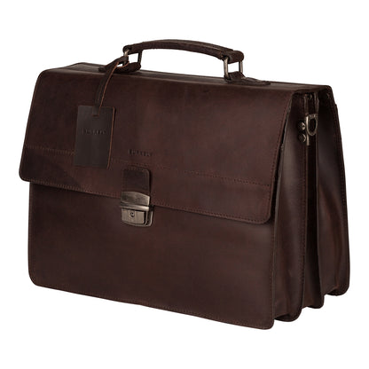 Burkely Vintage Dean Briefcase brown