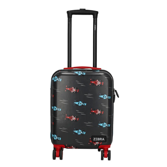 Zebra Trends Travel Kids Rennwagen schwarz Kinderkoffer