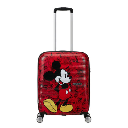 American Tourister Wavebreaker Disney Spinner 55/20 TSA Mickey Comics rotes Hartschalenetui