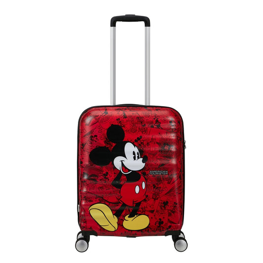 American Tourister Wavebreaker Disney Spinner 55/20 TSA Mickey Comics rotes Hartschalenetui
