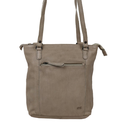 Bear Design Sandy Shoulder / Backpack silver mink