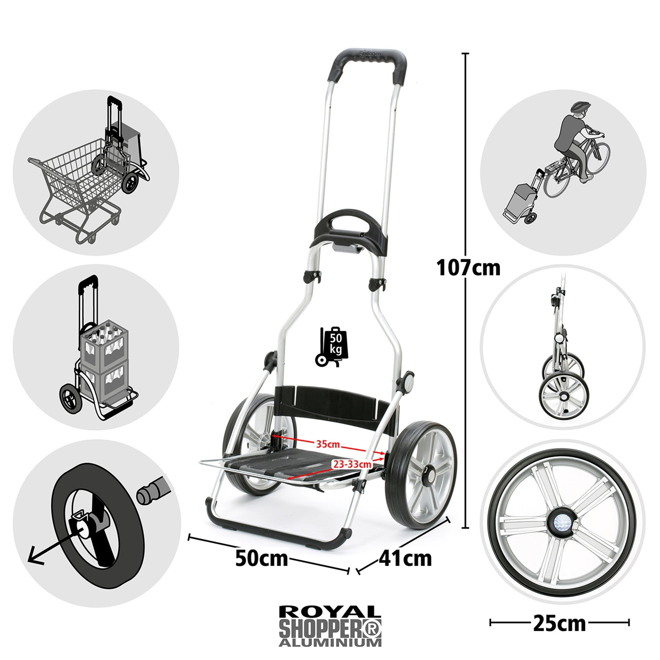 Andersen Royal Shopper Hydro 2.1 grey