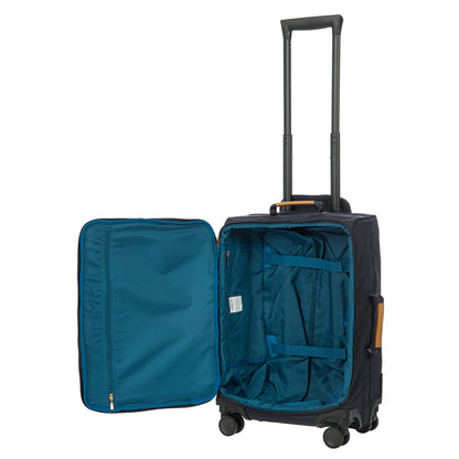 Bric's X-Travel Cabin Trolley 55 ocean blue II Soft suitcase