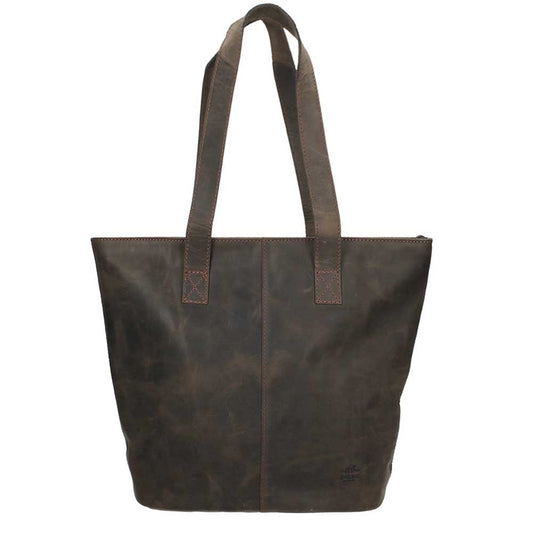 Bear Design Dark Nature Shopper braune Damentasche