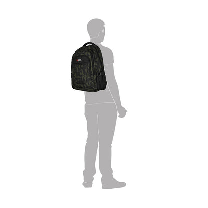 Enrico Benetti Santa Cruz 17,3" Laptop-Rucksack olivgrüner Laptop-Rucksack