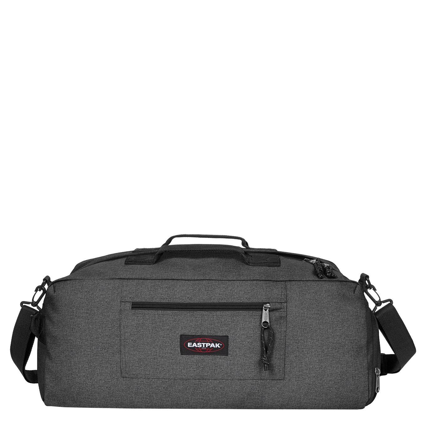 Eastpak Duffl'R L Wochenendtasche aus schwarzem Denim