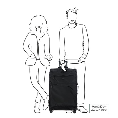 Bric's X-Travel Trolley 77 oliv Weicher Koffer