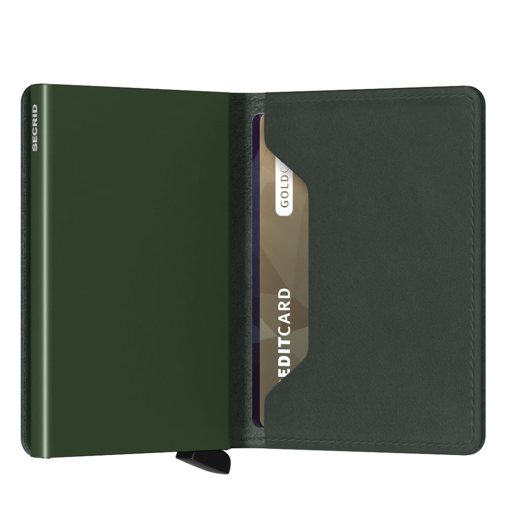 Secrid Slimwallet Wallet Original grüne Damenbrieftasche