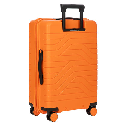 Bric's Ulisse Trolley Erweiterbarer mittlerer orangefarbener Hartschalenkoffer