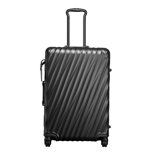 Tumi 19-Grad-Aluminium-Kurzreisekoffer mattschwarzer Hartschalenkoffer