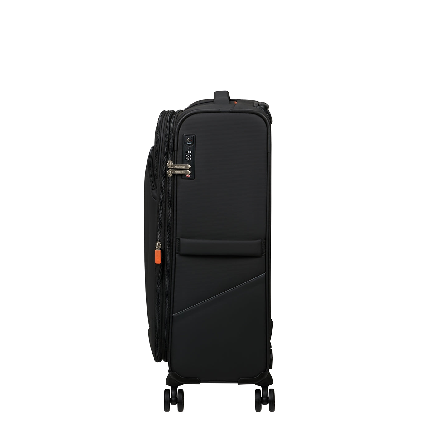 American Tourister Summerride Spinner M Exp TSA black Soft suitcase