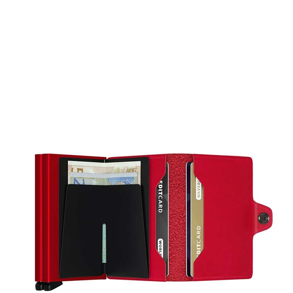 Secrid Twinwallet Wallet Original rot / rote Damenbrieftasche