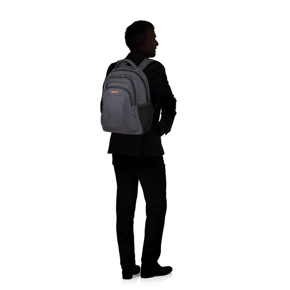 American Tourister At Work Laptop Backpack 15.6" grey/orange backpack