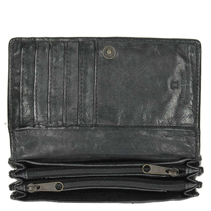 Bear Design Cow Lavato Women's Wallet 12cc black2