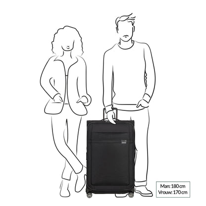 Samsonite Airea Spinner 78 Exp dunkelblau Weicher Koffer