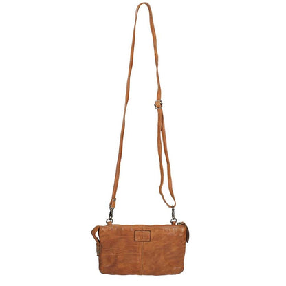 Bear Design Cow Lavato Clutch cognac