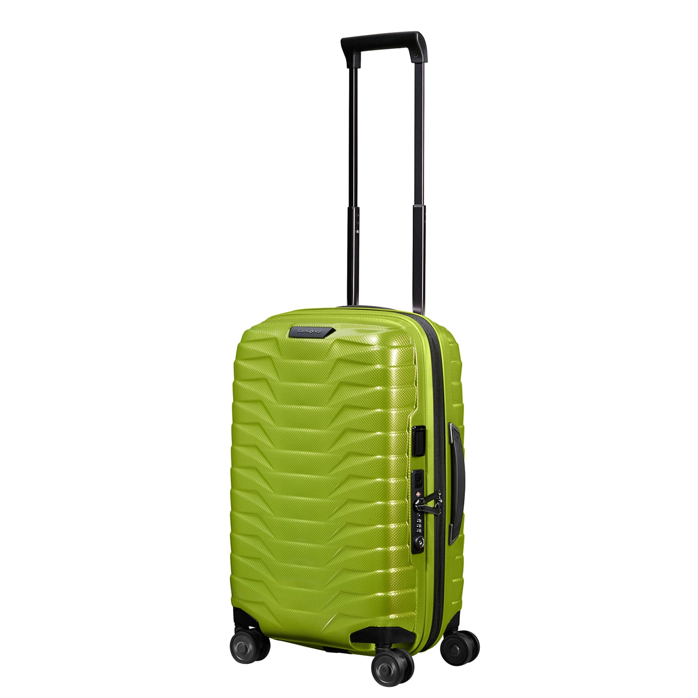 Samsonite Proxis Spinner 55/35 Erweiterbarer Kalk-Hartschalenkoffer