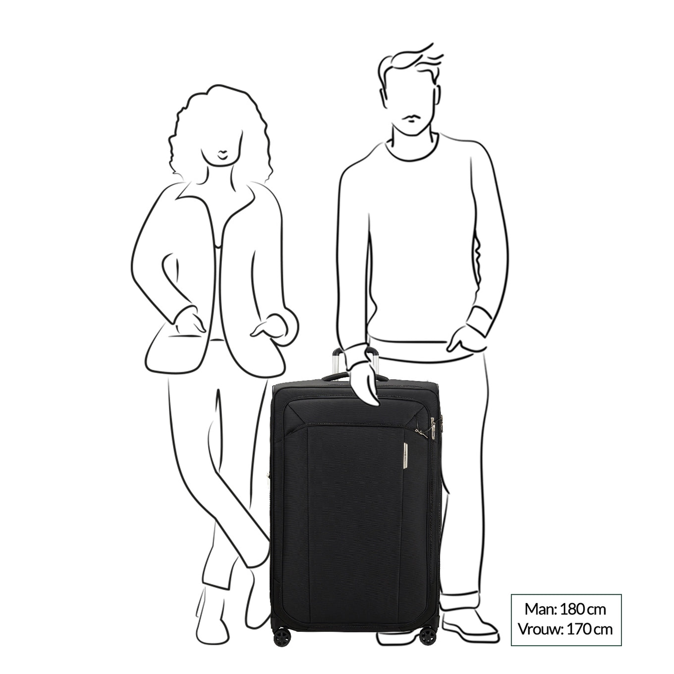 Samsonite Respark Spinner 82 Expandable ozone black
