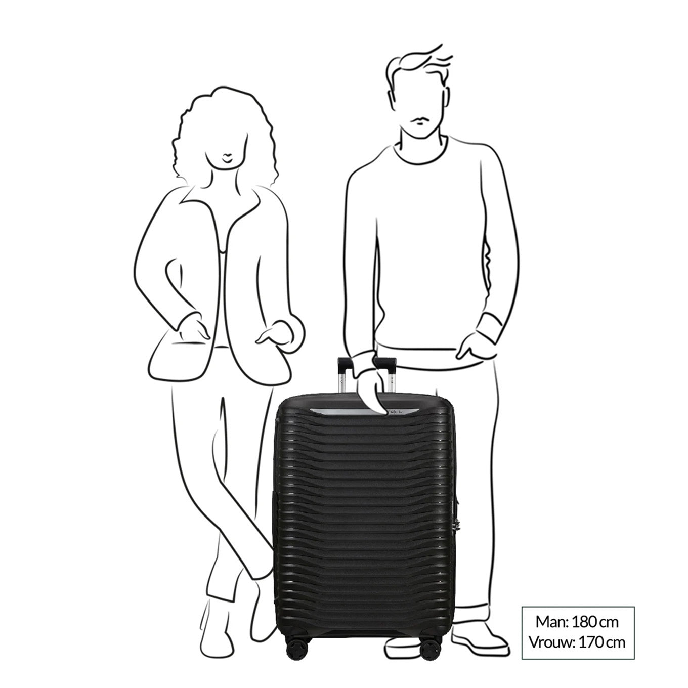 Samsonite Upscape Spinner 81 Exp cloud white