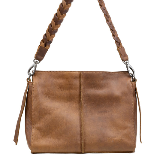 DSTRCT Preston Park Pouch Shoulder Bag cognac