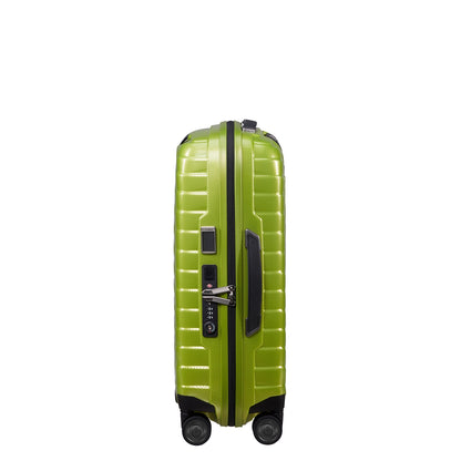 Samsonite Proxis Spinner 55 erweiterbarer Limetten-Hartschalenkoffer