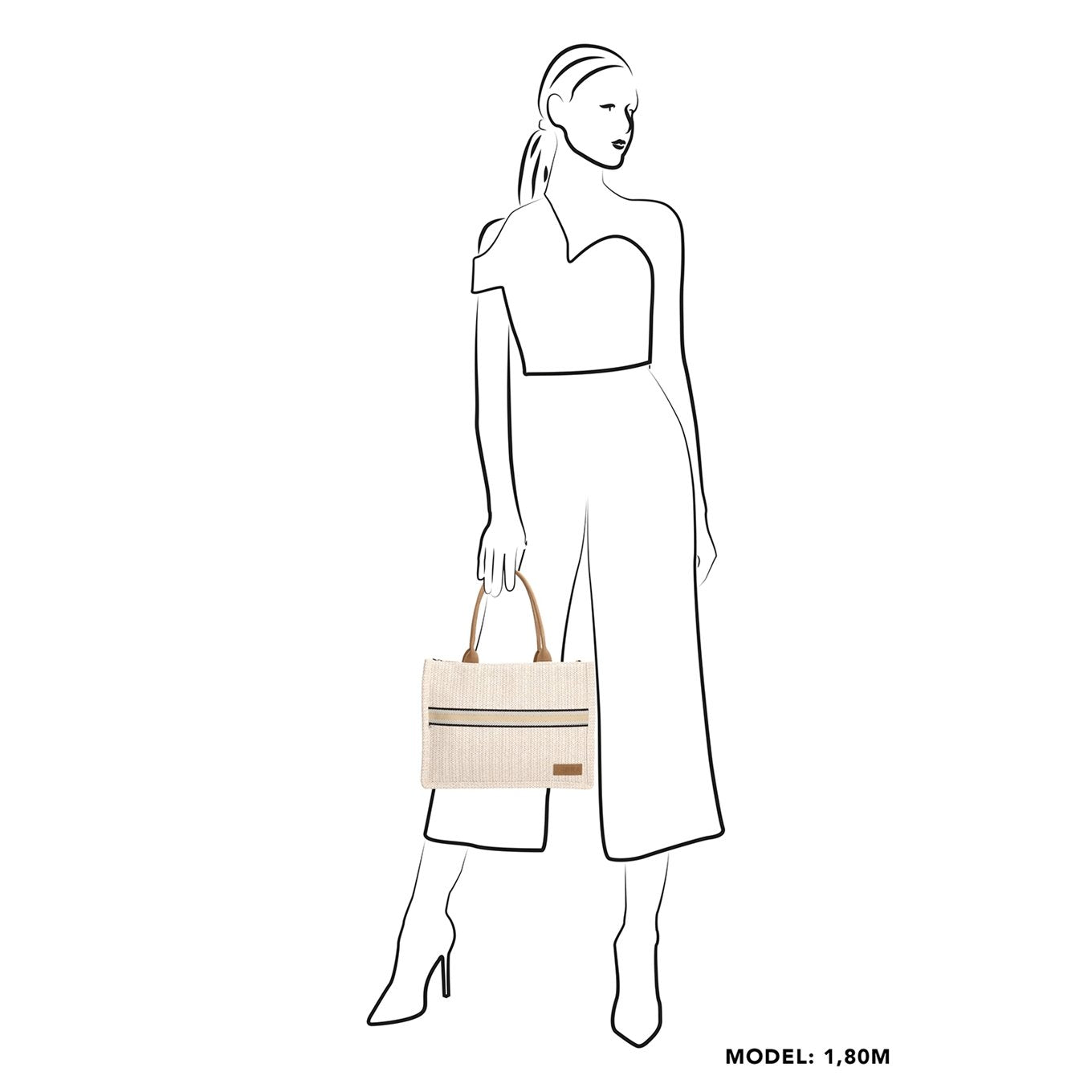 Zebra Trends Natural Bags Shoulder bag light natural