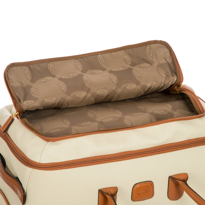 Bric's Firenze Holdall with Wheels 55 Creme Reisetasche