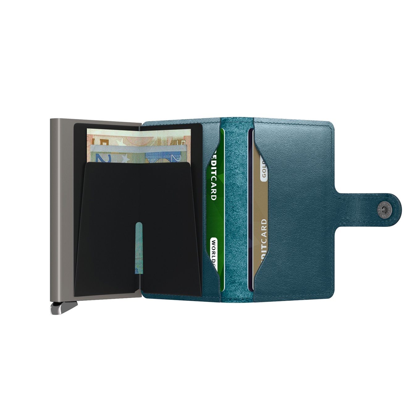 Secrid Miniwallet Portemonnee Dusk teal