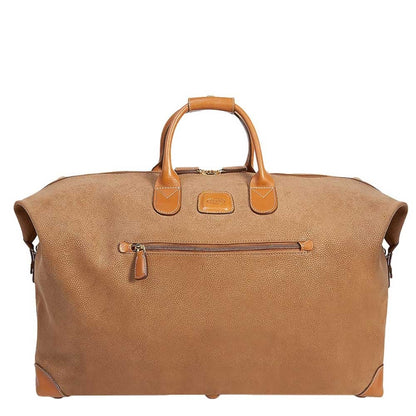 Bric's Life Reisetasche 55 kamelfarbene Wochenendtasche
