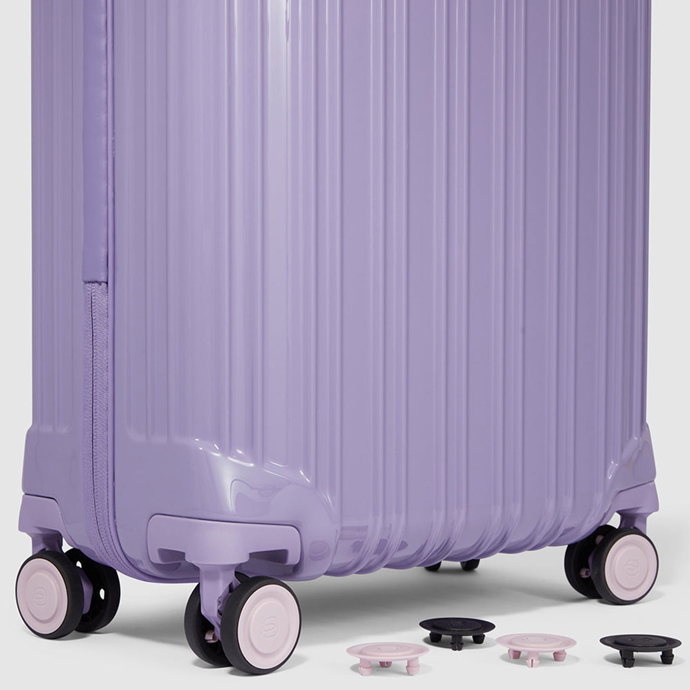 Piquadro PQ-Light Cabin Trolley 55 lila Hartschalenkoffer