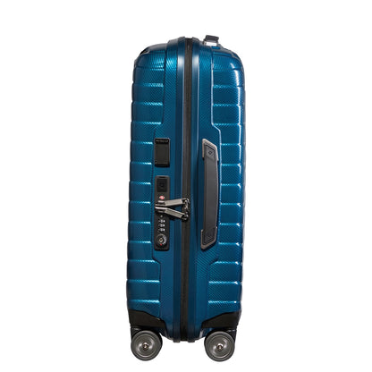 Samsonite Proxis Spinner 55 Erweiterbares Hartschalenetui in Petrolblau