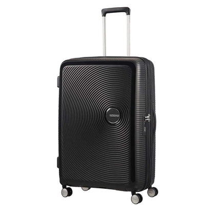American Tourister Soundbox Spinner 77 Erweiterbarer Bass schwarz Hartschalenkoffer