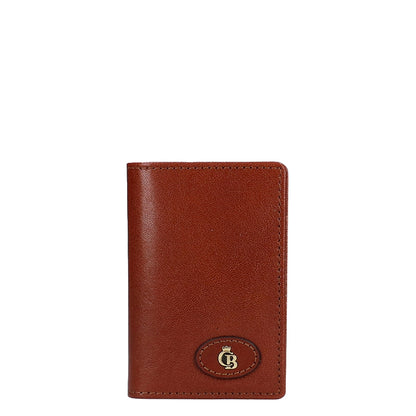 Castelijn &amp; Beerens Gaucho Kreditkartenetui für 8 Karten, cognacfarbene Damenbrieftasche